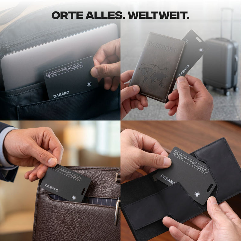 Darako™ Tracking Card – Orte deine Wertsachen überall - DARAKO