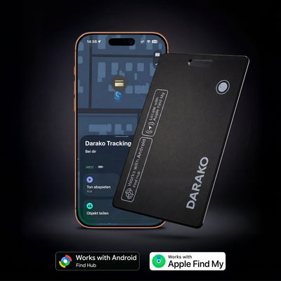 Darako™ Tracking Card – Orte deine Wertsachen überall