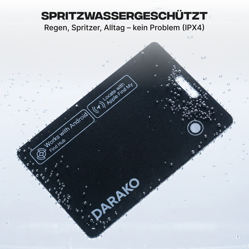 Darako™ Tracking Card – Orte deine Wertsachen überall - DARAKO
