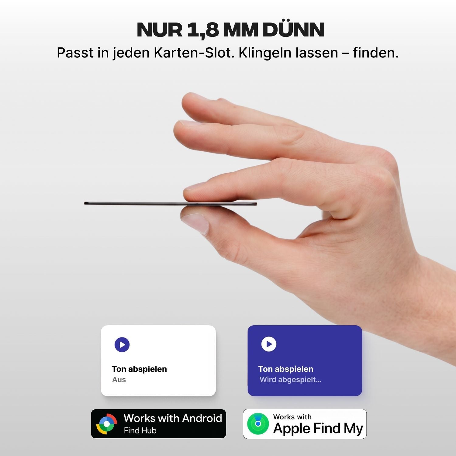 Darako™ Tracking Card – Orte deine Wertsachen überall - DARAKO
